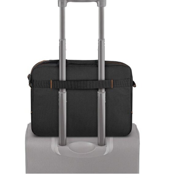 SOLO Slim Brief Laptop/Notebook Shoulder Bag Briefcase - Picture 9 of 15